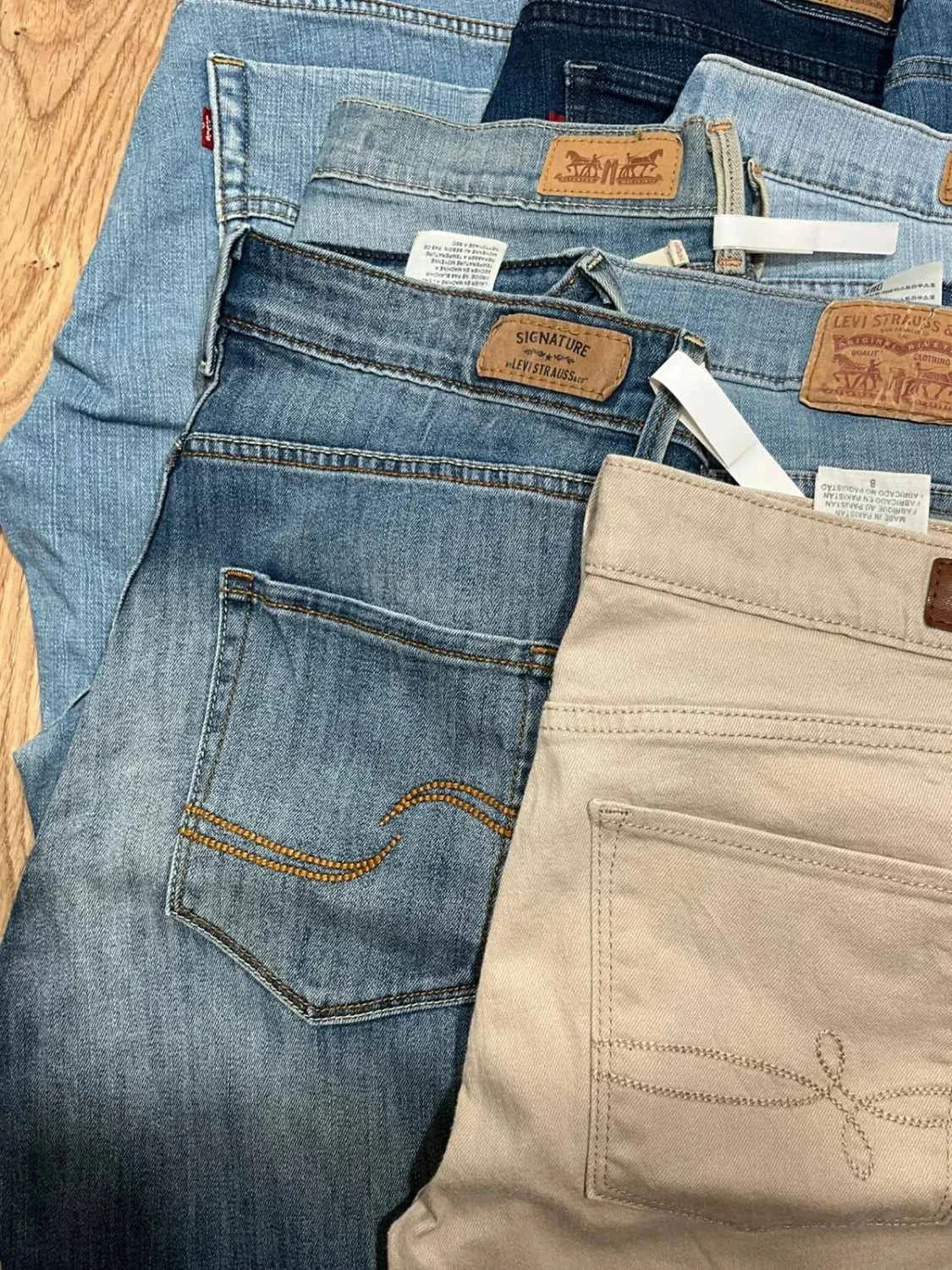 Lot 10 Shorts Levi's Femme Toutes coupes, toutes tailles Bleu – photo 3